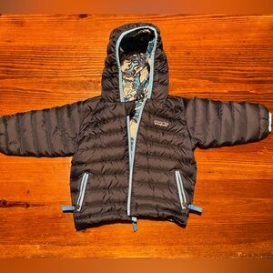 reversible patagonia puffer jacket 12-18 months